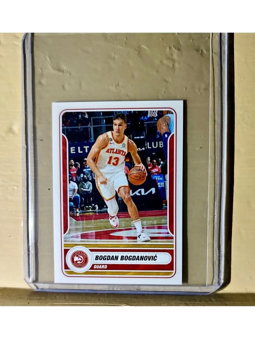 2023-24 Bogdan Bogdanović Panini NBA Basketball #109 Sticker Atlanta Hawks